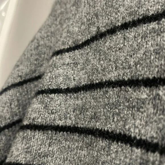 Simply Vera-Vera Wang Pullover Ombre Striped Gradient Mock Turtleneck Sweater - Picture 6 of 6